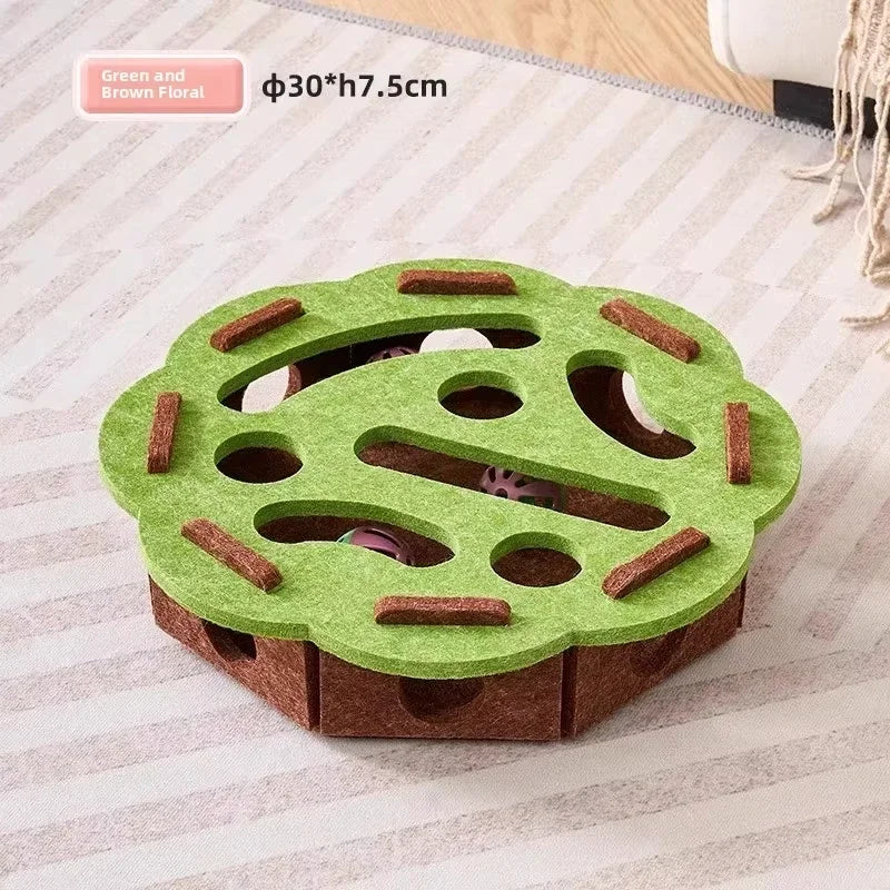 Interaktive Puzzle-Box für Katzen – Spielspaß & Instinkt-Training