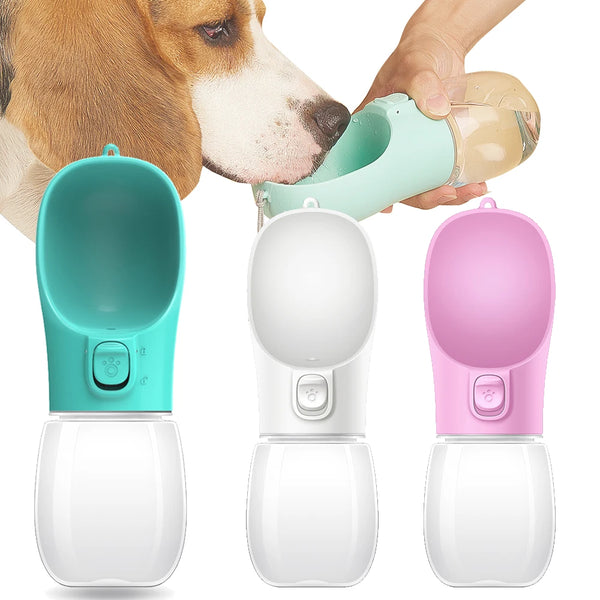 Wasserflasche für Hunde – Tragbar, auslaufsicher, für unterwegs