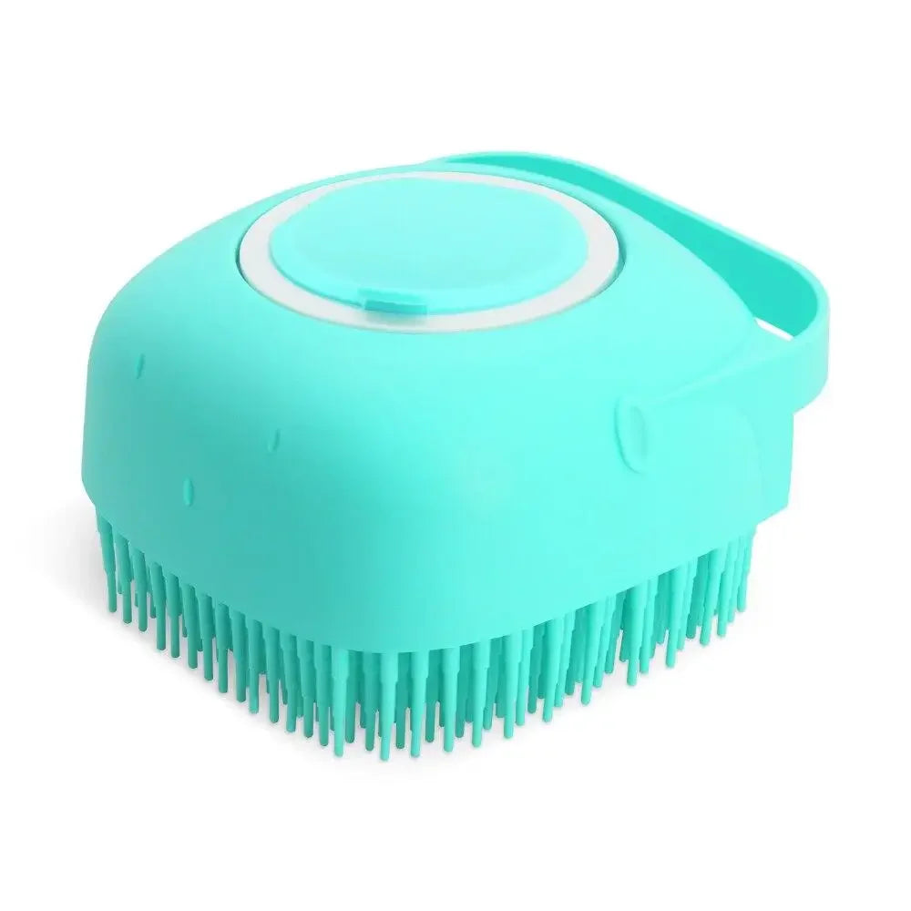 Silikon-Shampoo-Bürste für Haustiere-Massage-& Badebürste