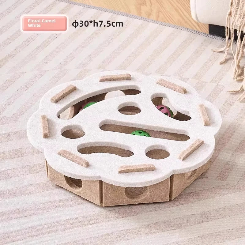 Interaktive Puzzle-Box für Katzen – Spielspaß & Instinkt-Training