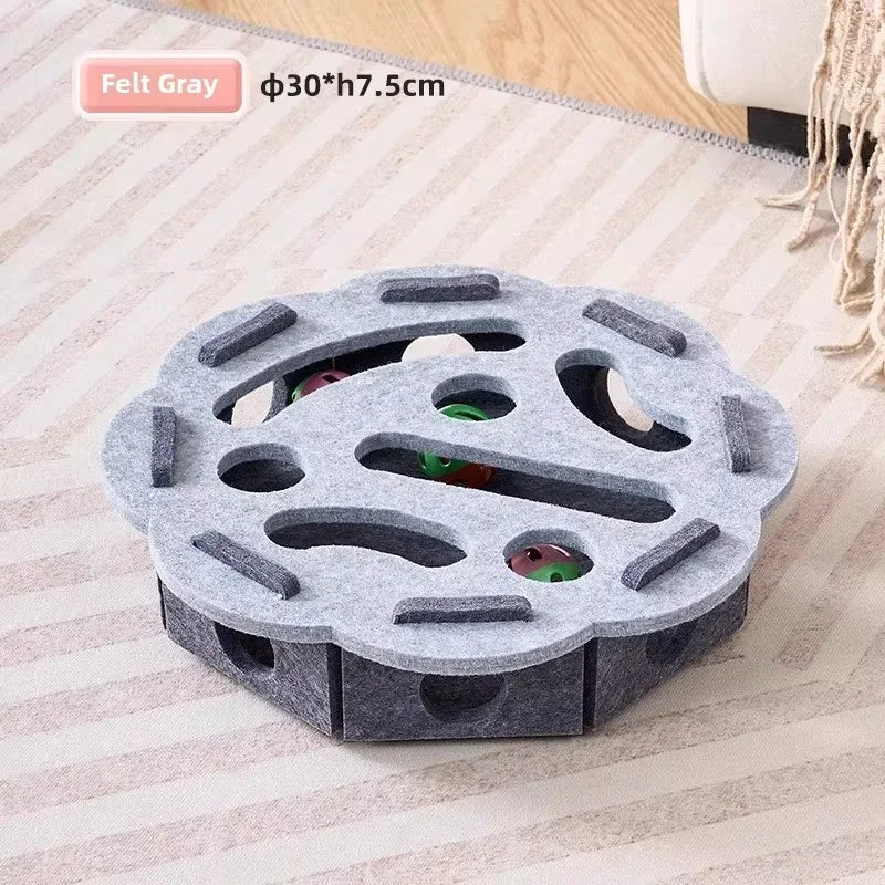 Interaktive Puzzle-Box für Katzen – Spielspaß & Instinkt-Training