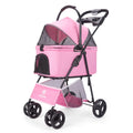 3-in-1 Haustierwagen mit abnehmbarem Tragekorb – faltbarer Kinderwagen für kleine & mittlere Hunde und Katzen, wasserdicht, geländetauglich, mit Sonnendach