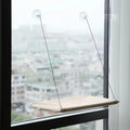 Fenster-Hängematte für Katzen – Sicherer Aussichtsplatz mit Saugnäpfen