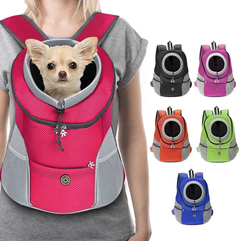 Hunde & Katzen Transportrucksack – Atmungsaktiv & Verstellbar mit Sicherheitsreflektoren