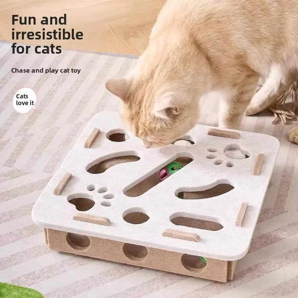 Katzen-Puzzle-Spielzeug – Interaktiv, IQ-Förderung, geistige Auslastung